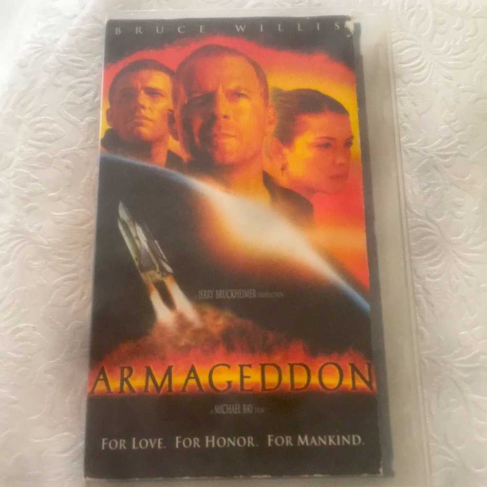 VTG  VHS#15416 ARMAGEDDON Bruce Willis 1996/97 With Aerosmith’s Music Video